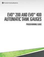 Franklin Fueling Systems EVO 400 Programming Manual