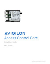 Avigilon Access Control Core Installation Manual
