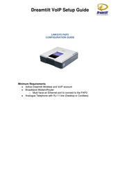 Linksys PAP2 Configuration Manual