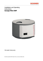 Ochsner Europa Mini IWP Installation And Operating Instructions Manual