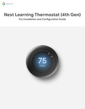 Google Nest Learning Thermostat 4th Gen Installation And Configuration Manual