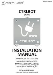 GROLAB CTRLBOT HW01 Installation Manual