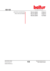 baltur 17275420 User Instruction Manual