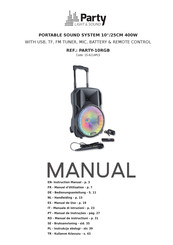 Party Light & Sound PARTY-10RGB Instruction Manual