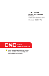 CNC YCM3-250 Operating Instructions Manual