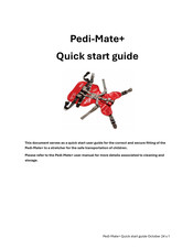 Ferno Pedi-Mate+ Quick Start Manual