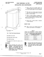 Bell System KS-19340 Installation And Maintenance Manual