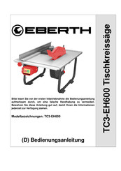 EBERTH TC3-EH600 Instruction Manual