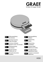 Graef HE80 Operating Instructions Manual
