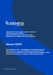 Genesi 118-3005-0800 Instructions For Use, Assembly And Maintenance