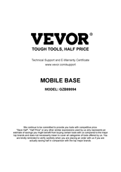 VEVOR GZB88094 Manual