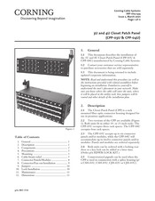 CORNING CPP-04U Quick Start Manual