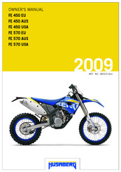 HUSABERG FE 570 AUS 2009 Owner's Manual
