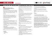 ENTAC EFL-RE-Z-S User Manual