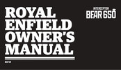 Royal Enfield Interceptor Bear 650 2024 Owner's Manual