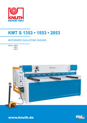 Knuth KMT S 2053 Manual