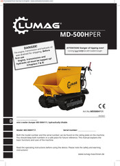 Lumag MD-500HPER Operating Instructions Manual