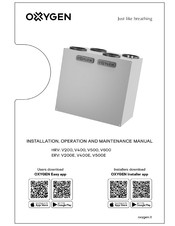 Oxygen V200 Installation, Operation And Maintenance Manual