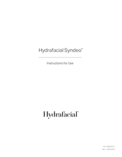hydrafacial 7000079-BLK-NMD Instructions For Use Manual