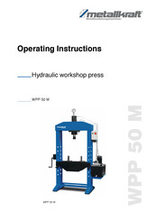 Metallkraft WPP 50 M Operating Instructions Manual