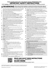 Shark Cordless Detect Pro IW3600ANZ Series Quick Start Manual