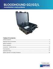 Parsec Antennas BLOODHOUND G2 Installation Instructions Manual