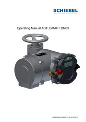 SCHIEBEL ACTUSMART CM03 Operating Instructions Manual