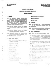 Bell System KS-16797 Maintenance Manual