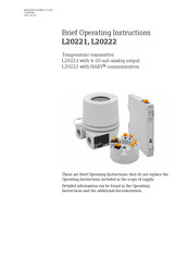Endress+Hauser L20221 Brief Operating Instructions