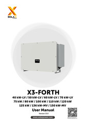 SolaX Power X3-FORTH 136 kW-MV User Manual