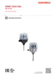 GEM 1235 Operating Instructions Manual
