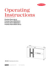 Fronius Tauro 100-3-D Operating Instructions Manual
