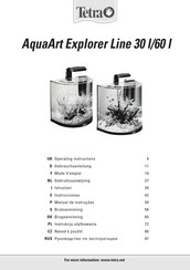 Tetra AquaArt Explorer Line 30 Crayfish Operating Instructions Manual