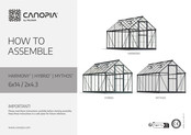 Palram CANOPIA HYBRID 6x14 How To Assemble