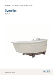 Arjo Symbliss Assembly And Installation Instructions Manual