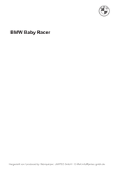 BMW Baby Racer IV Operating Instructions Manual