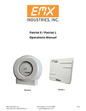 EMX Industries Patriot E Operation Manual