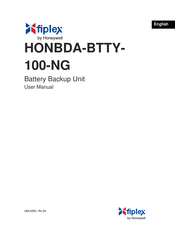 Honeywell FIPLEX HONBDA-BTTY100-NG User Manual