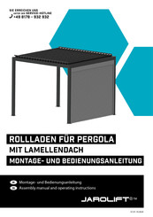 JAROLIFT 20001076 Assembly Manual And Operating Instructions