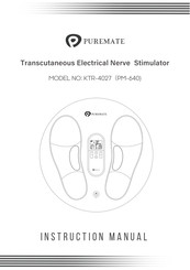 PureMate KTR-4027 Instruction Manual