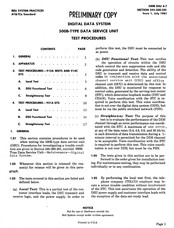 Bell System 500B Test Procedures/Instructions