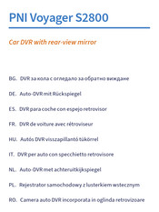 PNI Voyager S2800 Manual