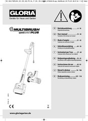 Gloria MultiBrush SC PLUS User Manual