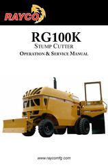 Rayco RG100K Operation & Service Manual