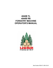 Link-Belt 4040B TL Operator's Manual