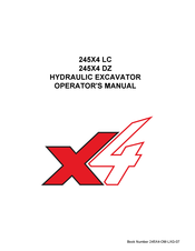 Link-Belt 245 X4 DZ Operator's Manual