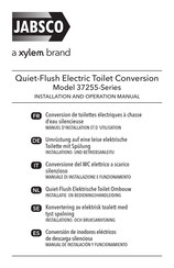 Xylem Quiet-Flush 37255-0094 Installation And Operation Manual