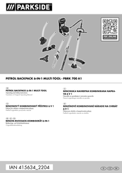 Parkside 415634 2204 Operating And Safety Instructions Manual