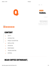 Barista M5 User Manual