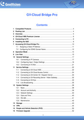 Geovision GV-Cloud Bridge Pro Installation Manual